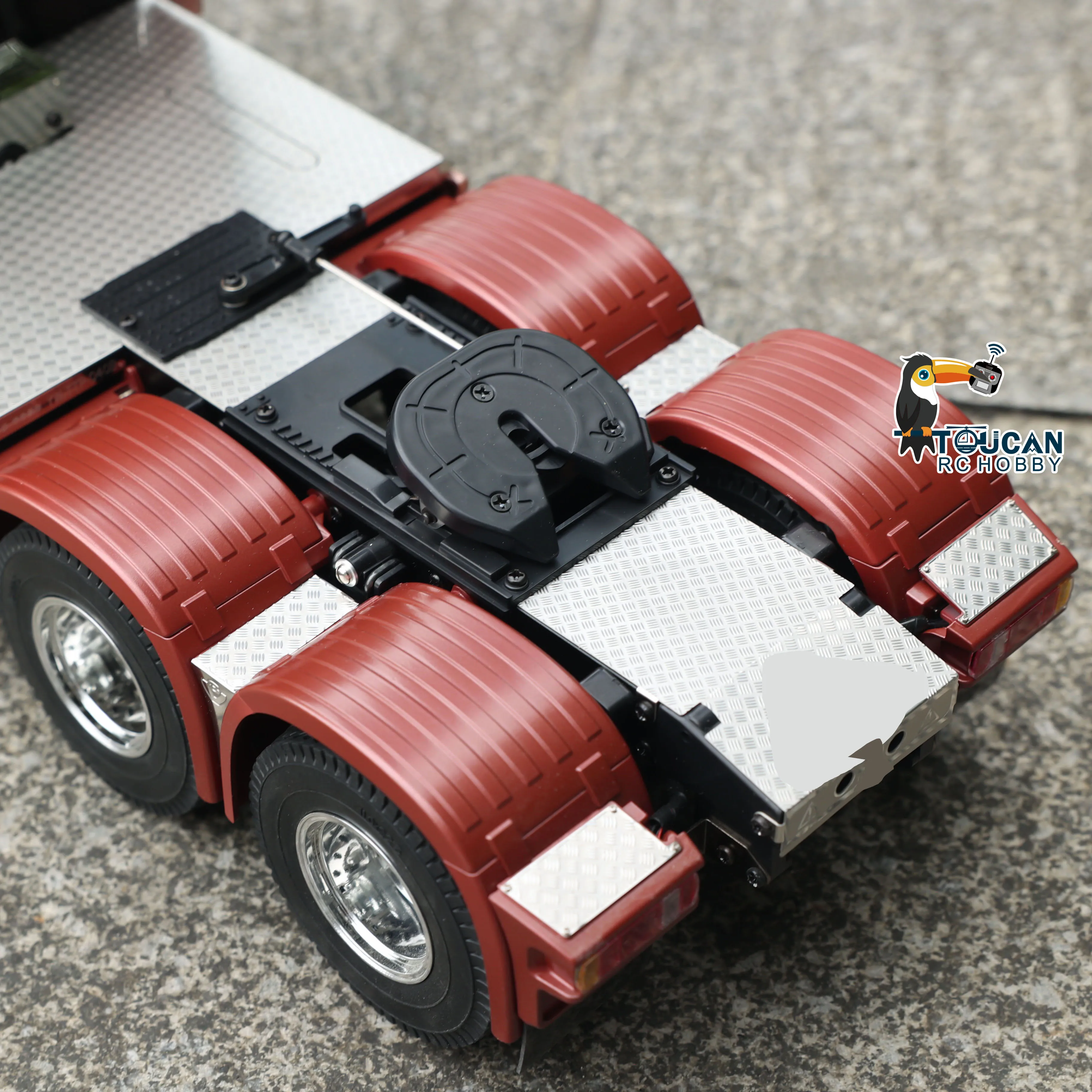 Customized 1/14 RC Tractor Truck 6x4 with Light Sound Set Remote Control Vehicle Painted Assembled Car Model Toys ToucanHobby 6
