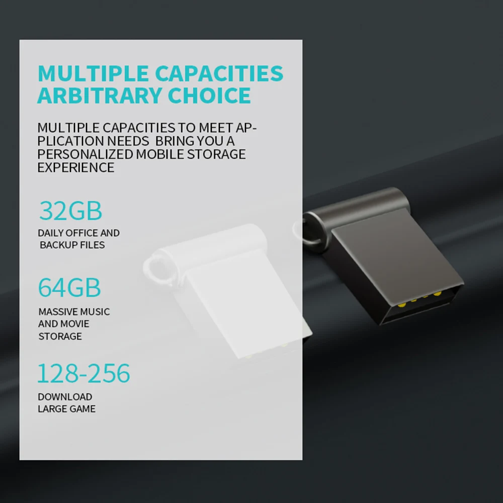 New Usb Flash Drive 128gb 64gb Memory Stick 4gb For Computer Pendrive 16gb Metal U Disk Pen Drive 32gb Wholesale Free Logo Shipp
