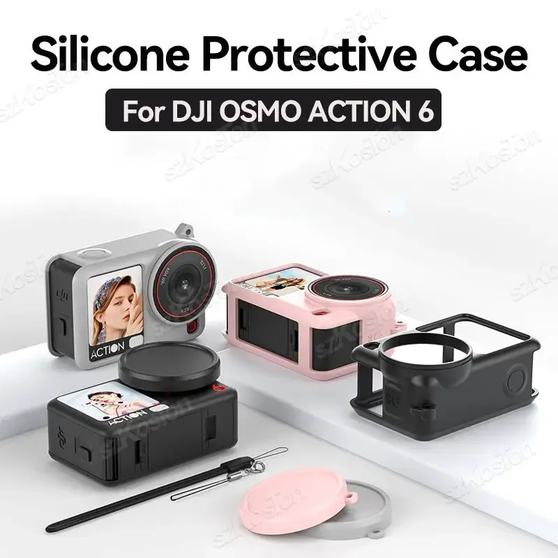 Durable Silicone Protective Case with Lens Cap