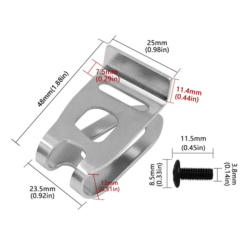 

Brand New Side Hook Hook Up 1 Pc Accessories Belt Hook For Impact Drivers/Wrenches For Power Tools Hang Buckle