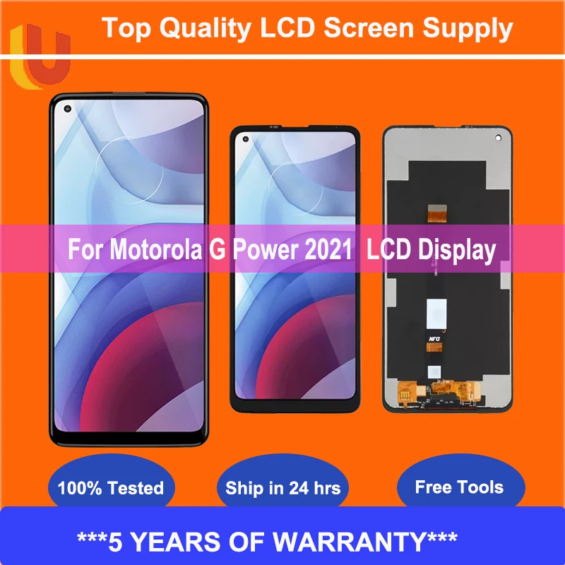 Original G POWER 2021 LCD Display For MOTOROLA MOTO G Power Touch Screen Digitizer Assembly LCD