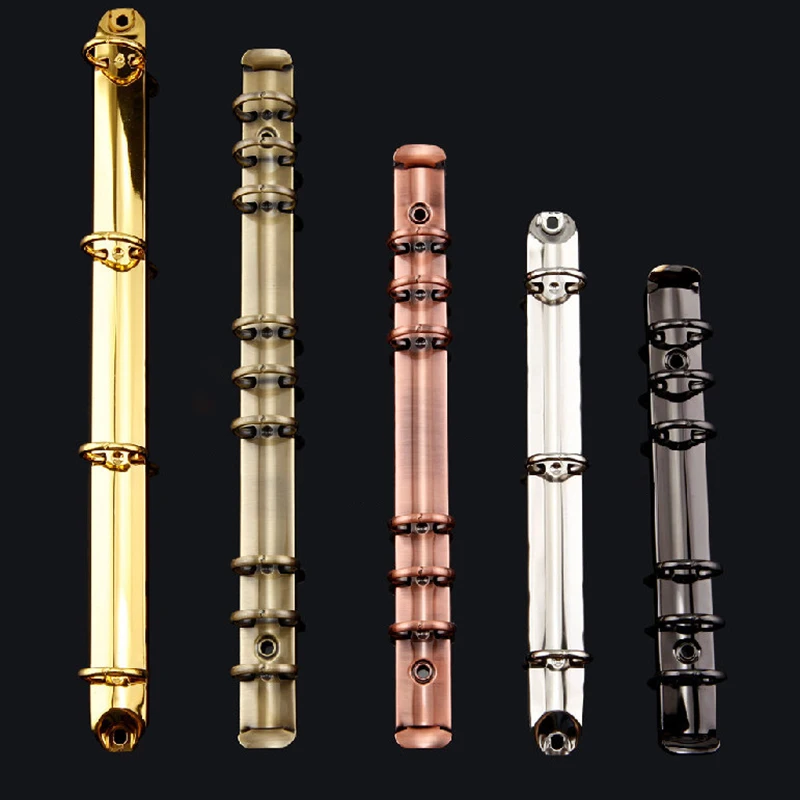 Ring Binder Clips A4 A5 B5 A6 A7 205 240 285 Ring Binder Clips Detachable Buckle Loose-leaf Binding Strip Binding Clips Office School Supplies