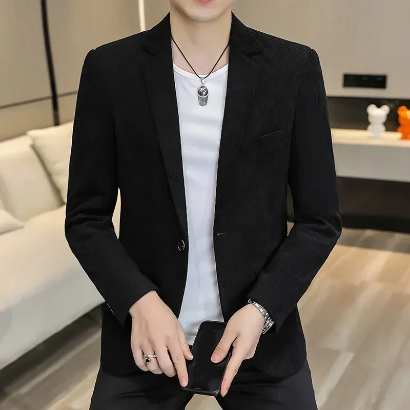 

New Fashionable Corduroy Men's Casual Blazer