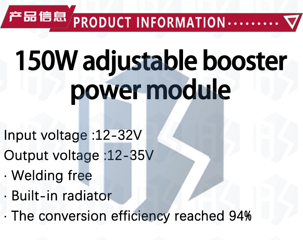 1 ~ 10PCS EGBO DC CC 9A 150W Boost Converter 300W Buck Converter 5-35V zu 1,2-35V Power Modul – Detail 2