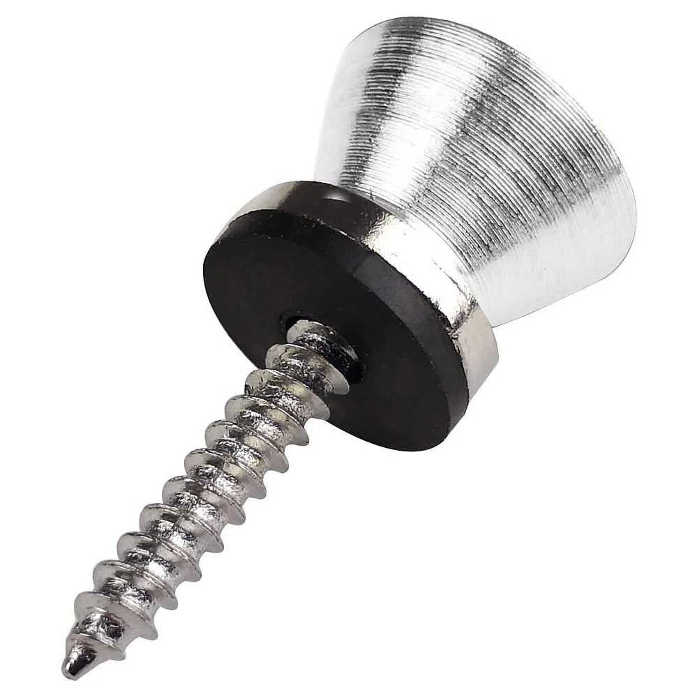 Metal Strap Buttons End Pins with Mounting Screws for Electric Acoustic Guitar Bass Ukulele 10Pcs