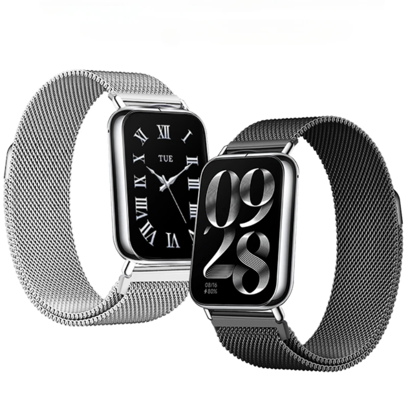 Elegant Milanese Loop Smartwatch Bracelet - Premium Metal Strap Accessories