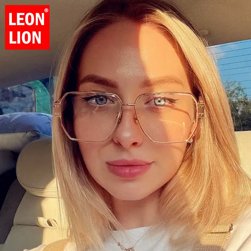 LeonLion Vintage Oversized Sunglasses Women 2023 Luxury Designer Glasses Women/Men Eyewear Women Retro Gafas De Sol Mujer UV400