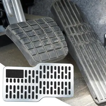 Tappetini per Auto con Supporto per Tallone, Cuscinetto Antiscivolo in Acciaio Inox, Tappetino Resistente all'Usura per Auto, Camper e Trattori