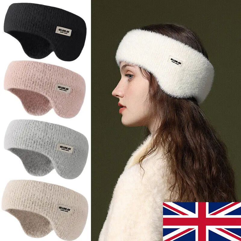 

Зимние новые женские теплые наушники, ветрозащитные вязаные наушники с защитой от холода, Плюшевые Универсальные наушники, шумоподавляющие наушники