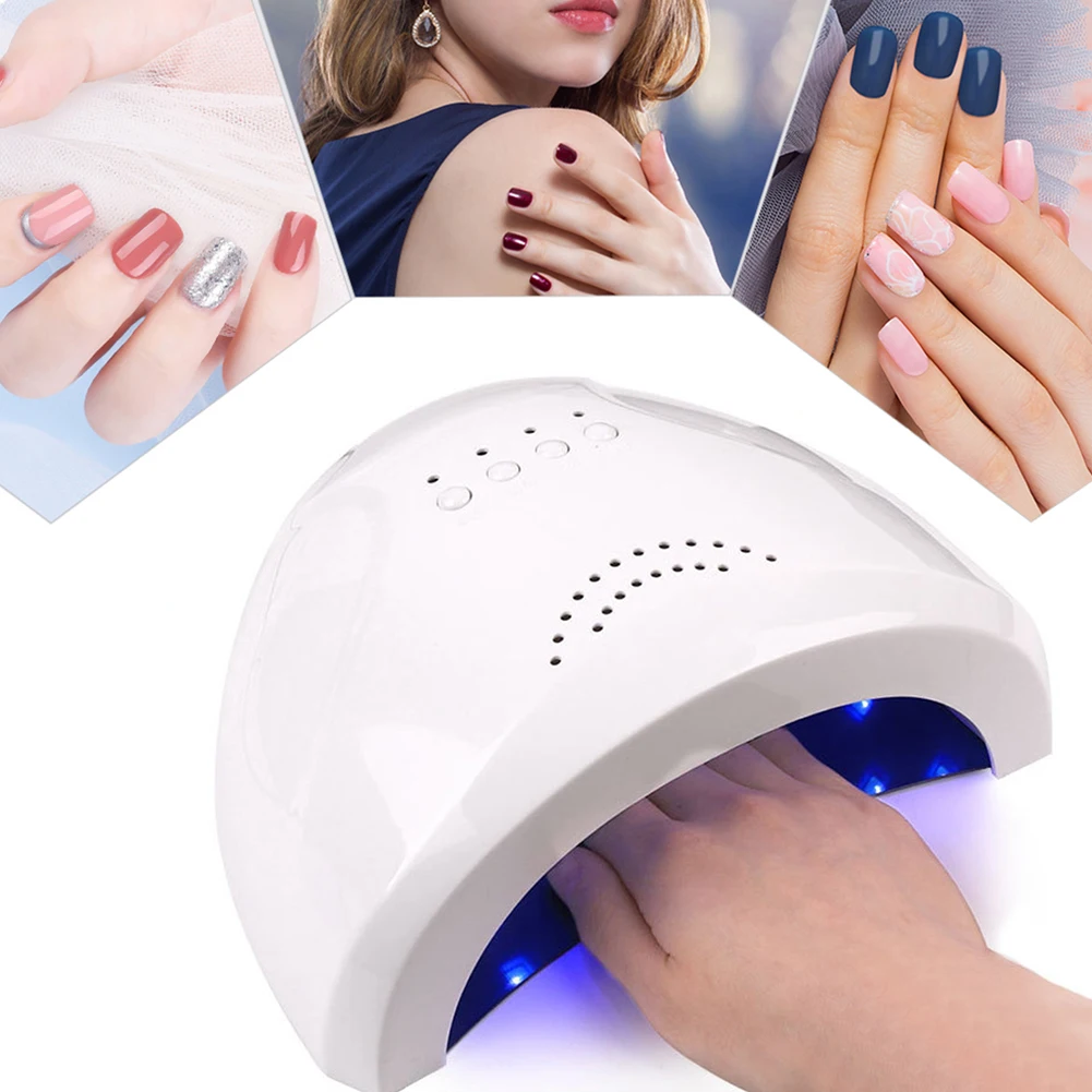 Intelligent Induction LED UV Lamp 48W Manicure Phototherapy Lights Nail Polish Gel Quick Dryer Device Nail Tools