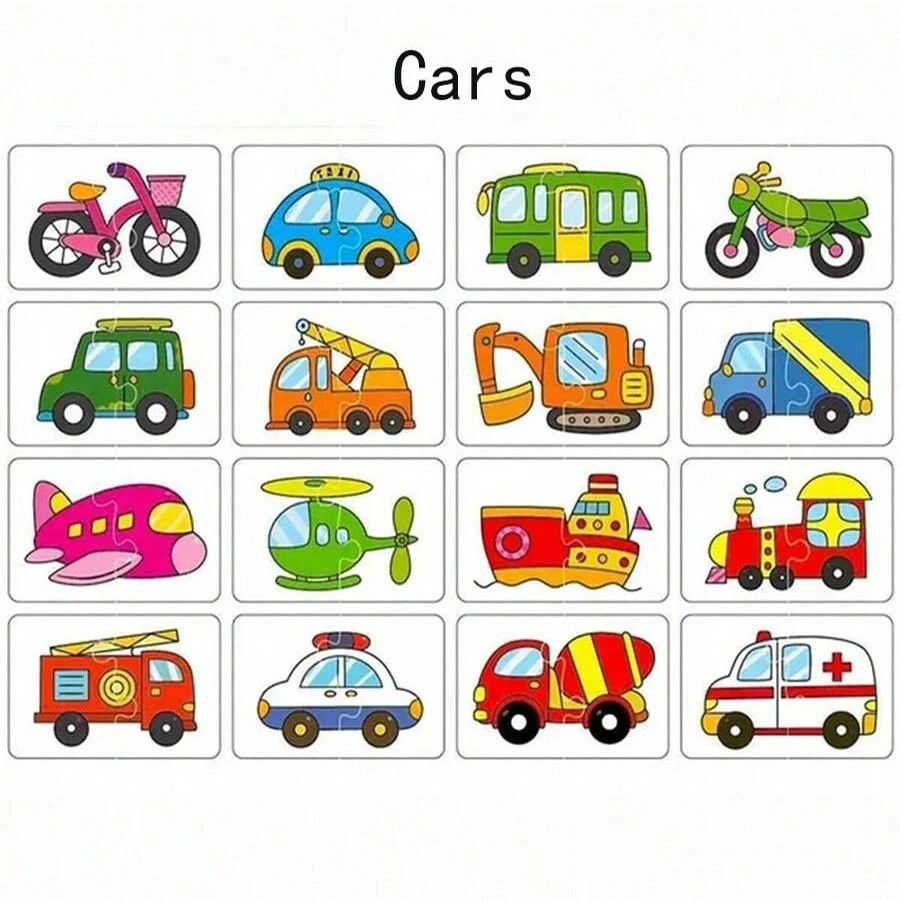 Planetejouets.com Puzzle Montessori des animaux 64 pièces