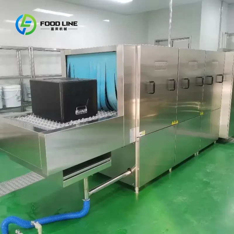 Customized Box Dish Tray Basket Food Container Box Cleaner Washer Cleaning Washing Machine Equipment For Commercial Kitchen