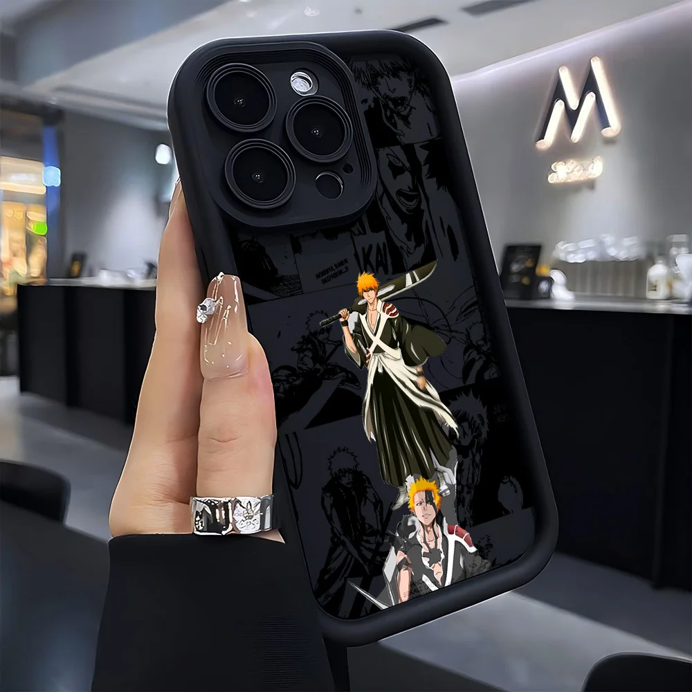 Stylish Anime Ichigo B-Bleach Soft TPU Phone Case Cover