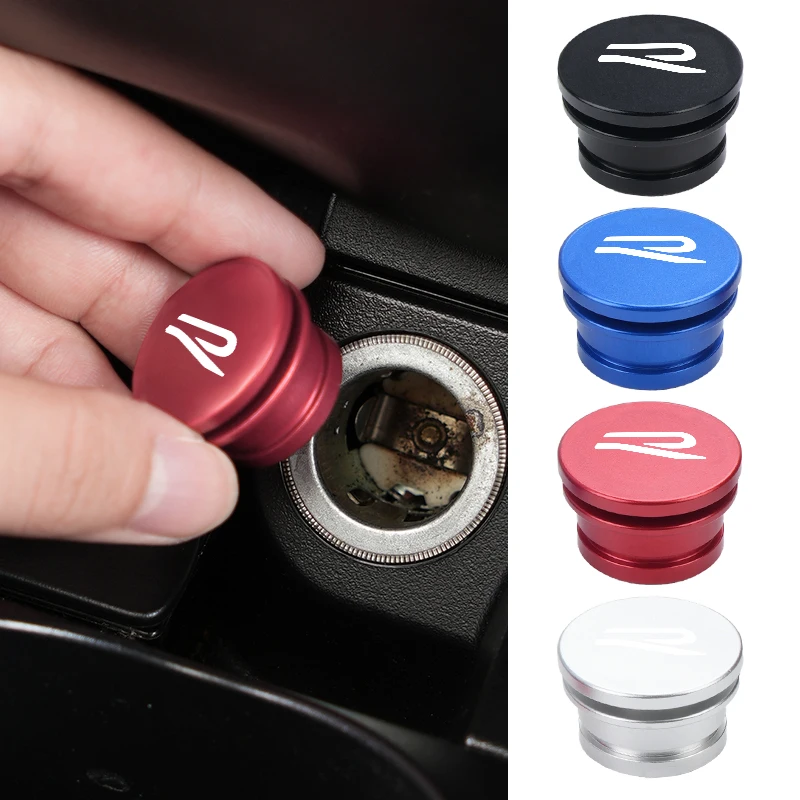 Premium Metal Car Cigarette Lighter Dustproof Decorative Cover Accessory