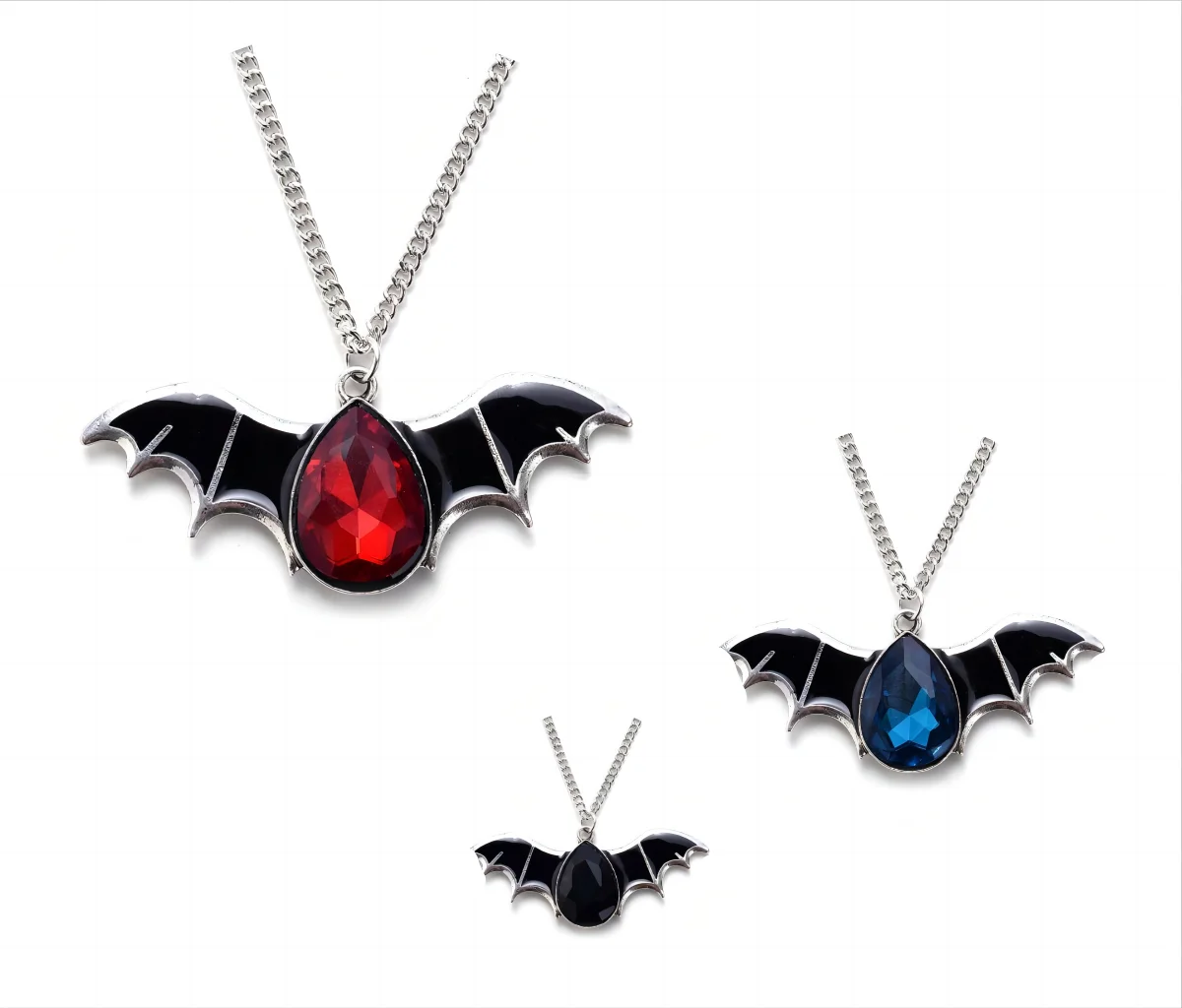 CrossborderExplosiveJewelryHalloweenBatNecklaceWomens