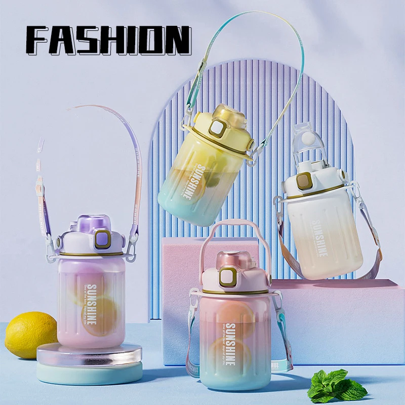 

1000Ml Large Capacity Water Bottle Sports Space Cup High Beauty Male Female Drinking Cup Portable Drinking Bottle