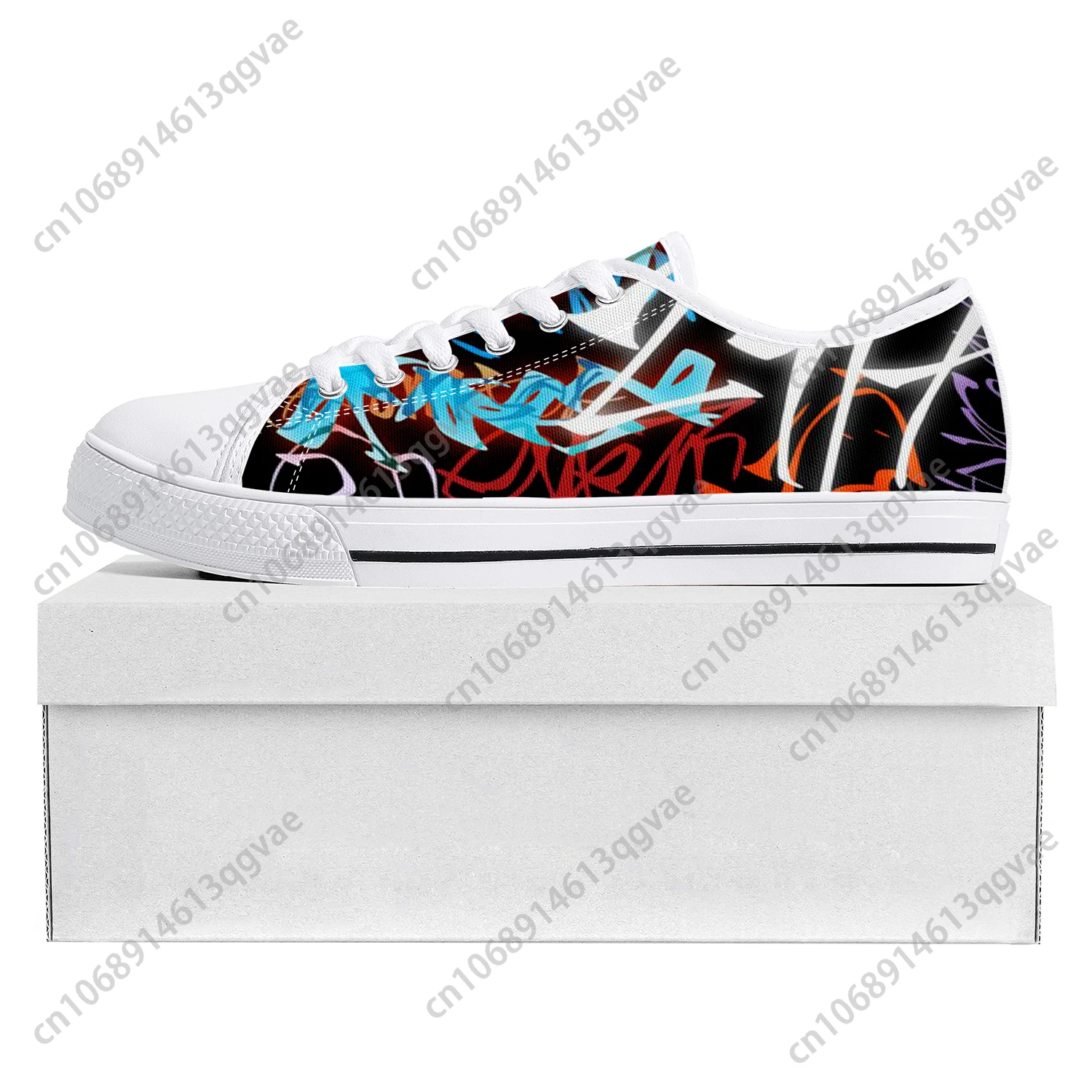 Graffiti Monsters Street Art Low Top High Quality Sneakers Mens Womens Teenager Tailor-made Shoe Canvas Sneaker Couple Shoes