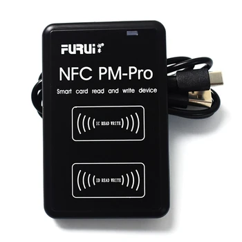 FURUI New PM-Pro RFID IC/ID Copier Duplicator Fob NFC Reader Writer Encrypted Programmer USB UID Copy Card Tag 1