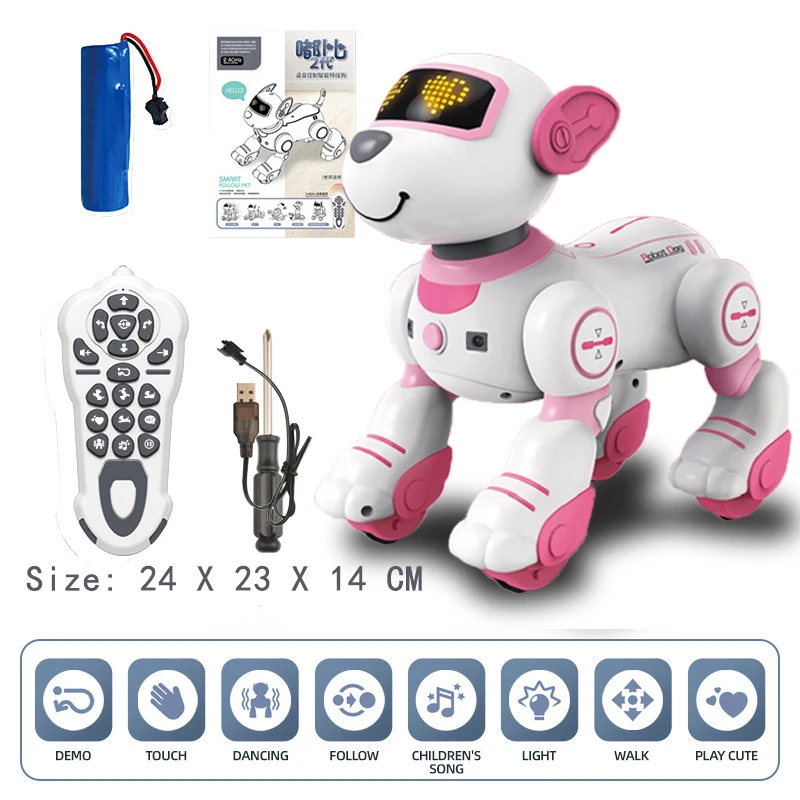 Simulation Touch Sensing Dancing Remote Control Dog Robot Toy For Kids Boys Girls robot toy remote control dog toy remote control robot toy
