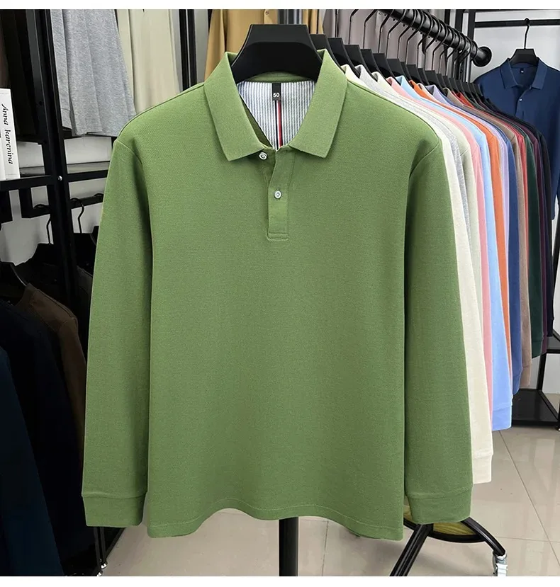 Men’s casual cotton polo shirt for golf and travel