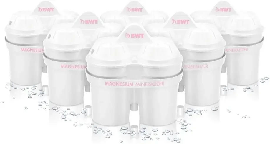 BWT Jarra Water Filter - Acrilico, Bianco, 6 Unità - Alternativa Brita, Per Acqua Potabile