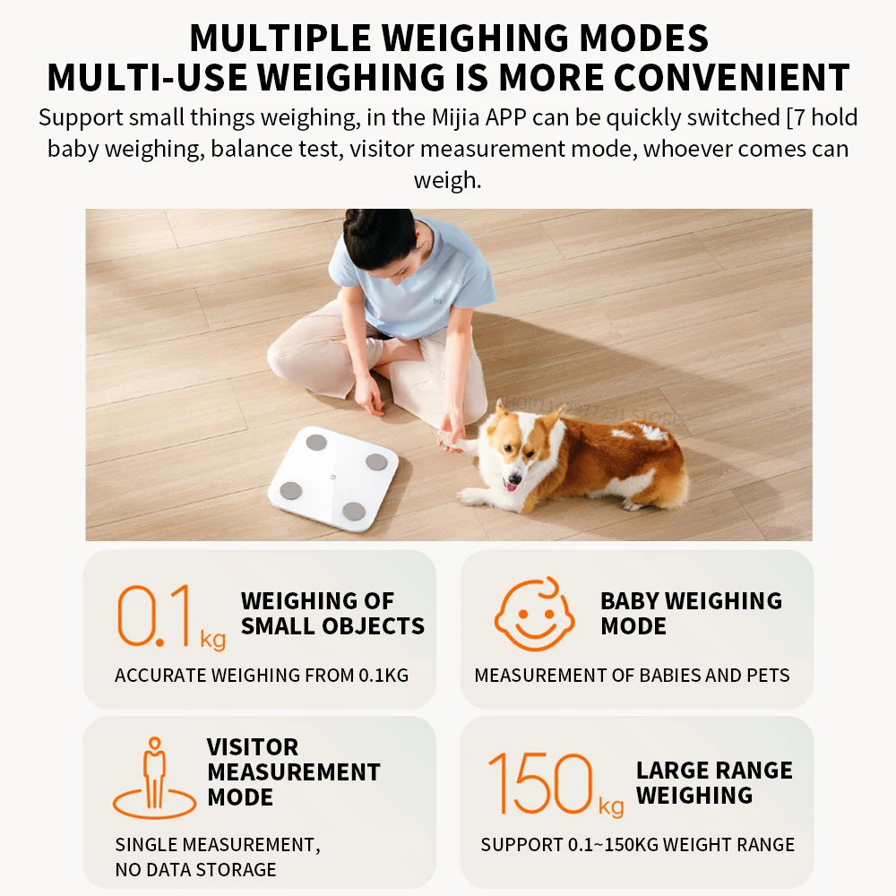 Xiaomi Scale S400 Smart Health Scale Dual-frequency BIA Scale 25 thumbnail 6