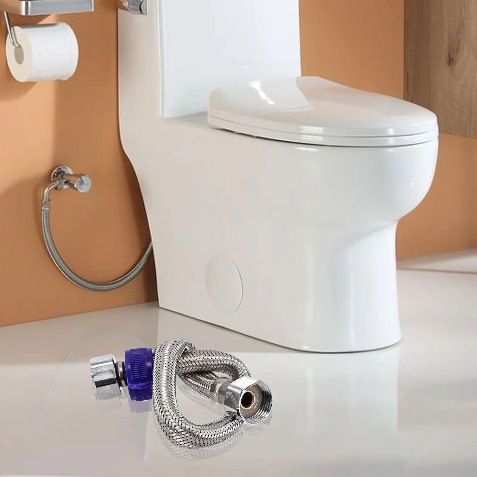 Stainless Steel Plumbing Hose 1pcs For Bathroom