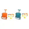 Children Beach Sand Toy Luggage Pull Rod Box Colorful Travel Beach Kid Pull Toy 1