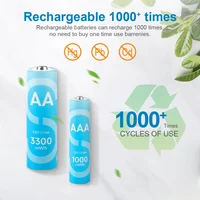 DLGPOWER 1.5V Lithium Battery AA/AAA Rechargeable battery with charger for Camera Electric toy Remote control Game controller - Image 5