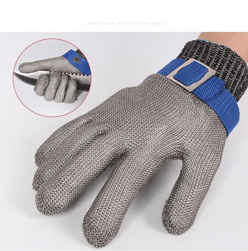  Guantes de malla para cortar, guantes de acero inoxidable  resistentes a cortes de metal con metal Craw, guante de trabajo de  seguridad para carnicero de cocina (XS) : Herramientas y Mejoras