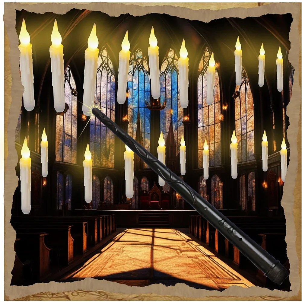Flameless Window Candles with Removable Holder & Timer Remote  Battery Operated LED Flickering Light for Christmas Decoration