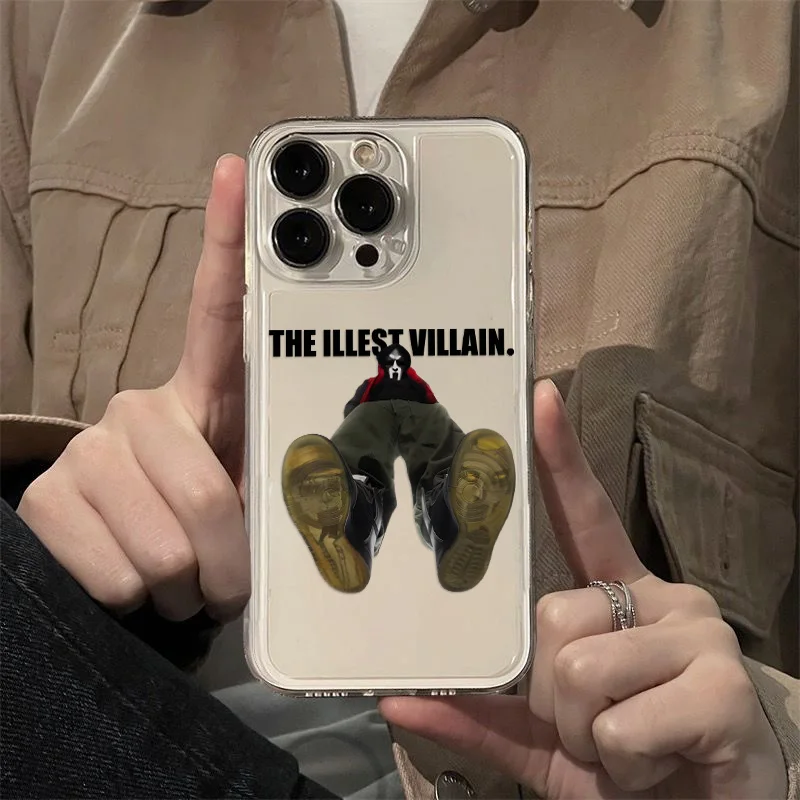 Stylish MF DOOM Transparent TPU Phone Case
