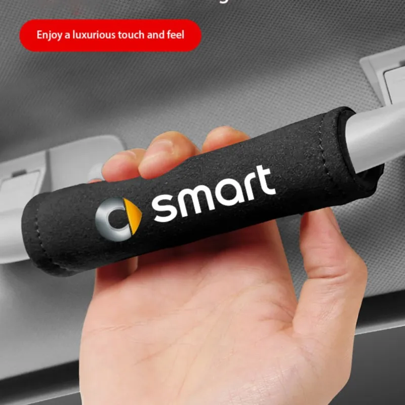 1 Pz In Pelle Auto Tetto Bracciolo Pull Cover Maniglia Guanti Protezione Per Smart 451 Brabus Smart 453 Fortwo Forfour Accessori Auto