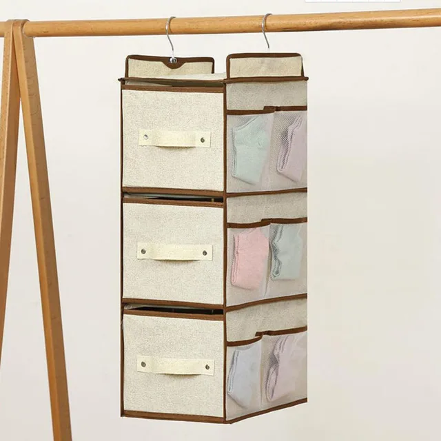 B-three drawers