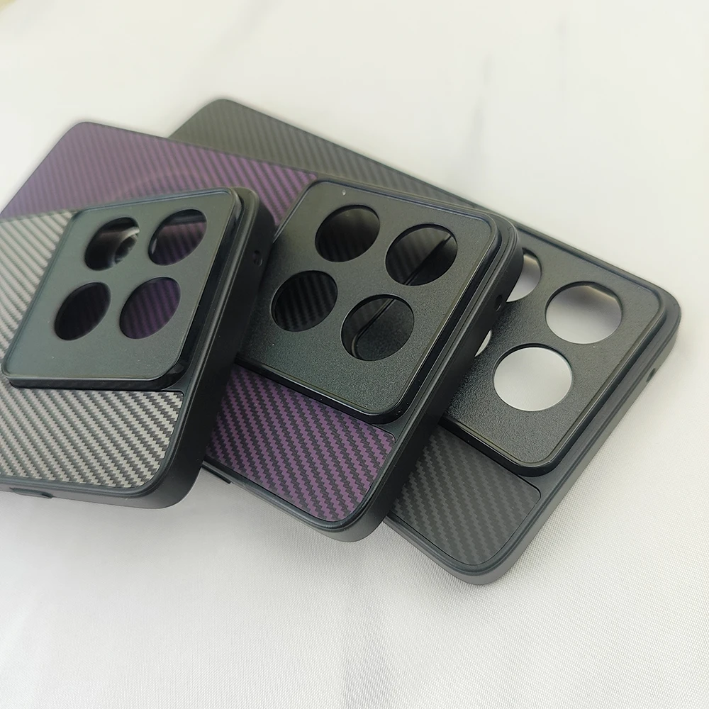 Enhanced Carbon Fiber Magnetic Case with Full Lens Protection - Magsafe Compatible Cover
