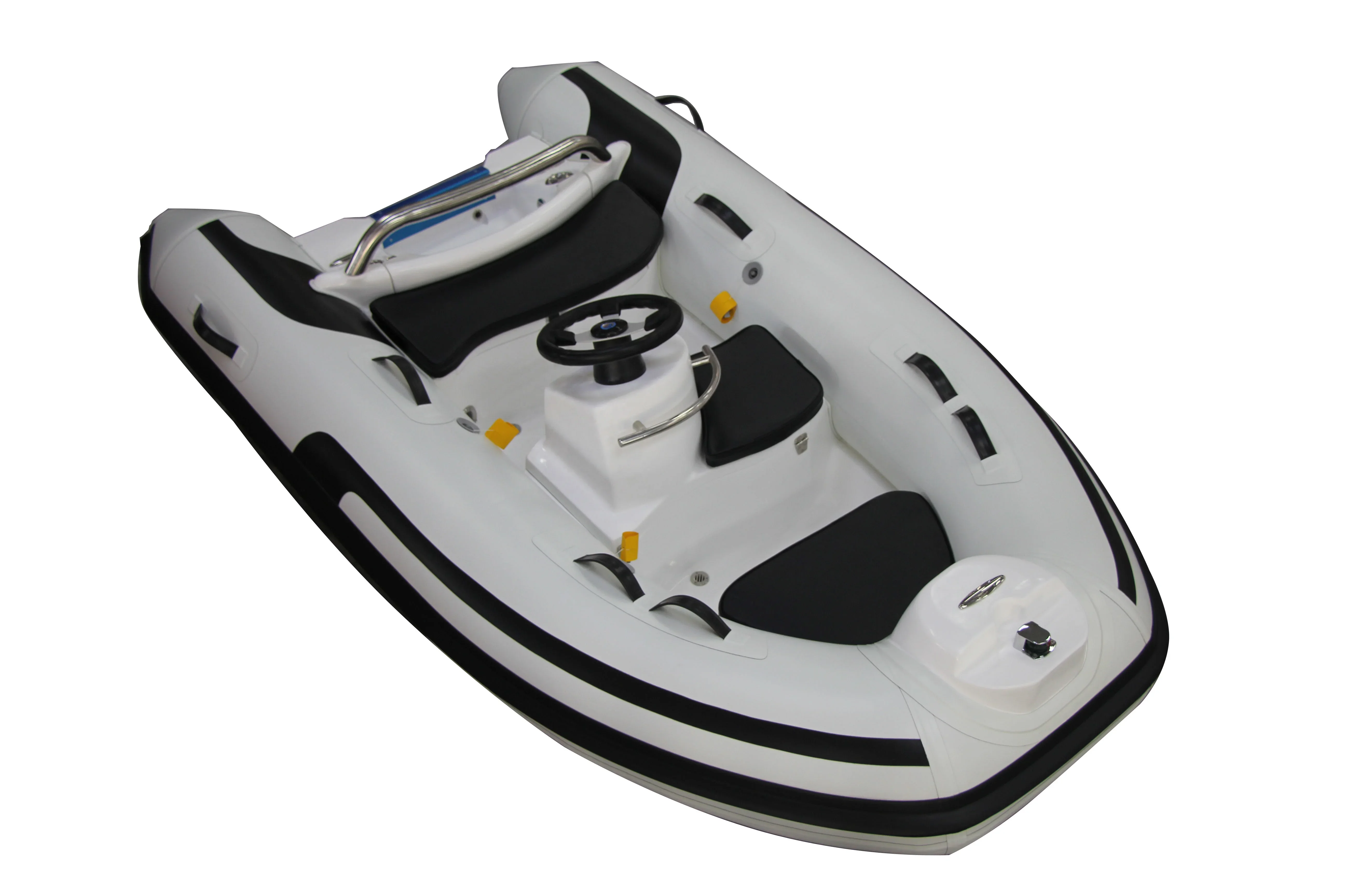 Classical 10ft RIB300 Rowing CE Europe PVC/Hypalon Fiberglass Inflatable Rowing Boat 3Capacity