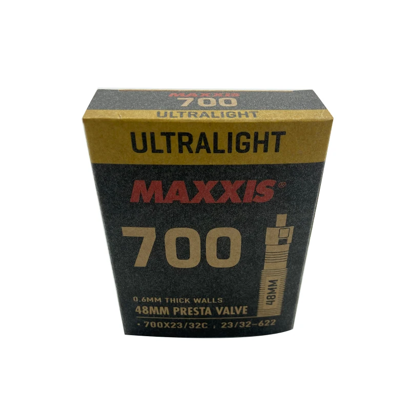 Details about   Maxxis Bicycle Tube 700c Ultralight 700x18/25c Presta Valve 60mm Inner Tube 
