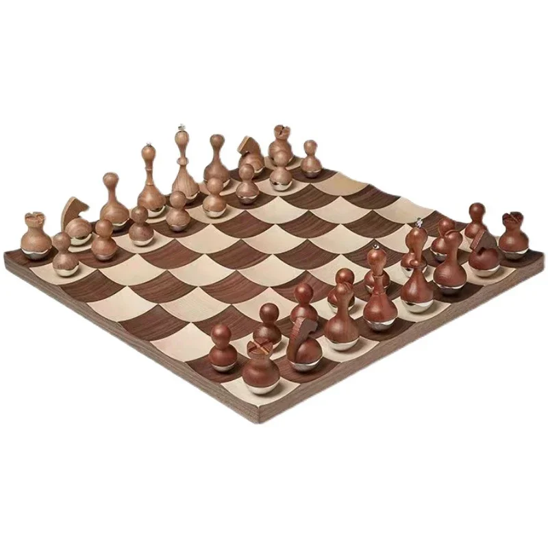 

Wood Luxury Chess Decor Pieces Quality Outdoor Professional Accessories Board Game For Adult Hand Made Juego De Mesa Table Game