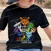 Summer Kids T Shirt Anime Sprunki Graphic Shirt Boys Girls Horror Games Tops Short Sleeve Wild Tee Cartoon Sprunki T-shirts 1