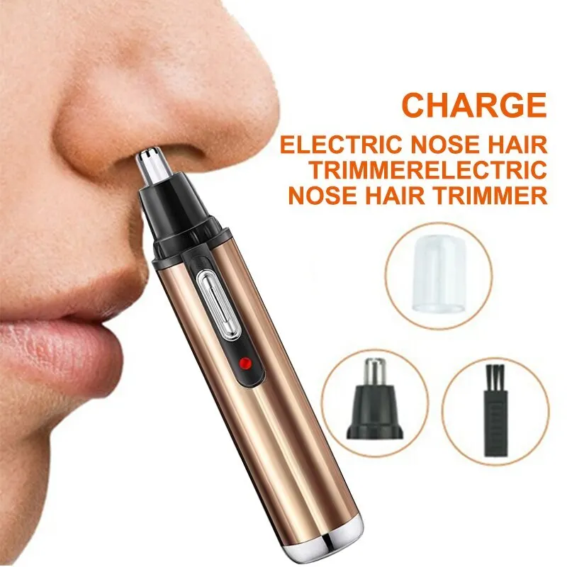 Electric Eyebrow Nose Hair Trimmer Shaving Machine Hot Selling Gold Battery Model 2