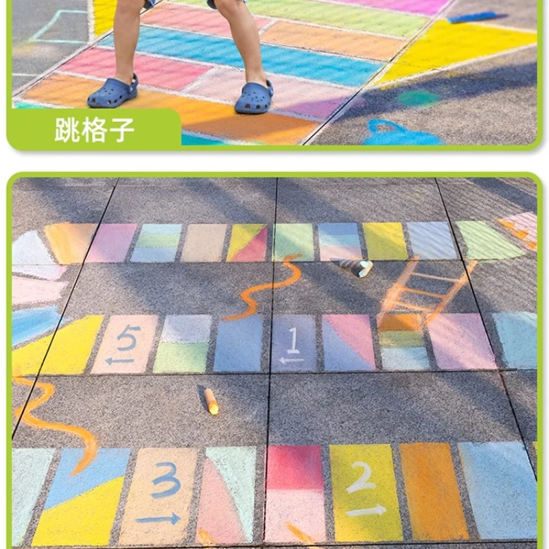 대형 먼지 없는 무독성 수용성 분필펜, 분필 홀더 포함, 어린이 낙서용 칠판에 사용