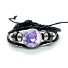 Project SEKAI Anime Asahina Mafuyu  Leather Bracelets Black Multilayer Braided Bracelets Bangles Handmade Jewelry Gifts 4