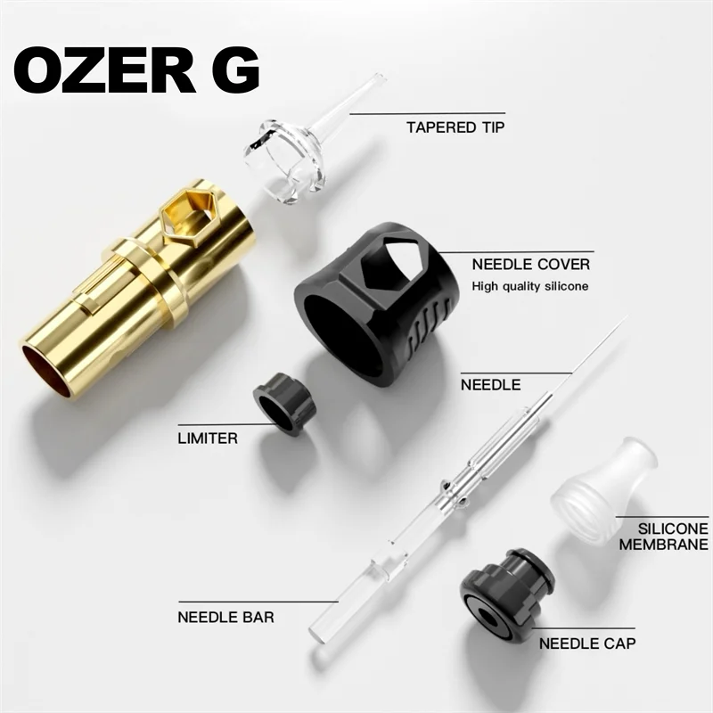 OZER Tattoo Tattoo Cartridge Needles 20Pcs/lot Disposable Needles with Membrane Safety Cartridges for Round Liner