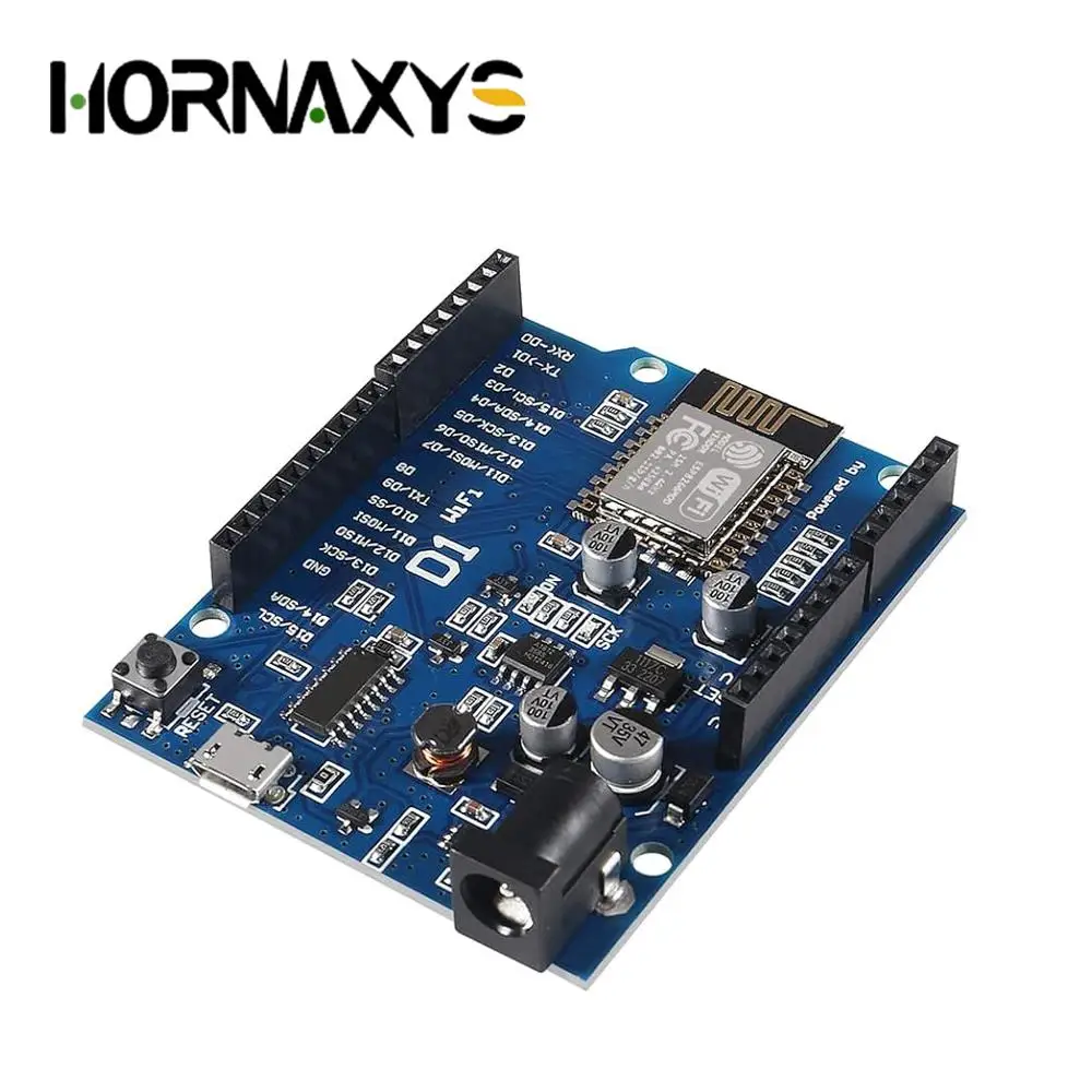 ESP-12E WeMos D1 UNO R3 CH340 CH340G WiFi макетная плата на основе ESP8266, щит, Умная Электронная Печатная плата для Arduino совместимый с IDE