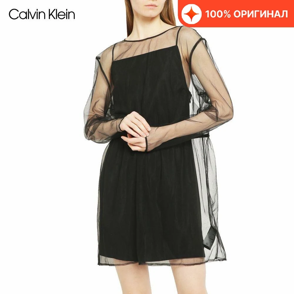 Dress CALVIN KLEIN J20J212144099 Dresses Women's clothing Clothes for woman  female - AliExpress