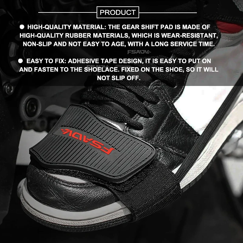 Motorcycle Shifter Shoe Protector Motorbike Shift Pad Shoe Boot Cover Rubber Motocross Gear Shift Pad Soft Boot Cover