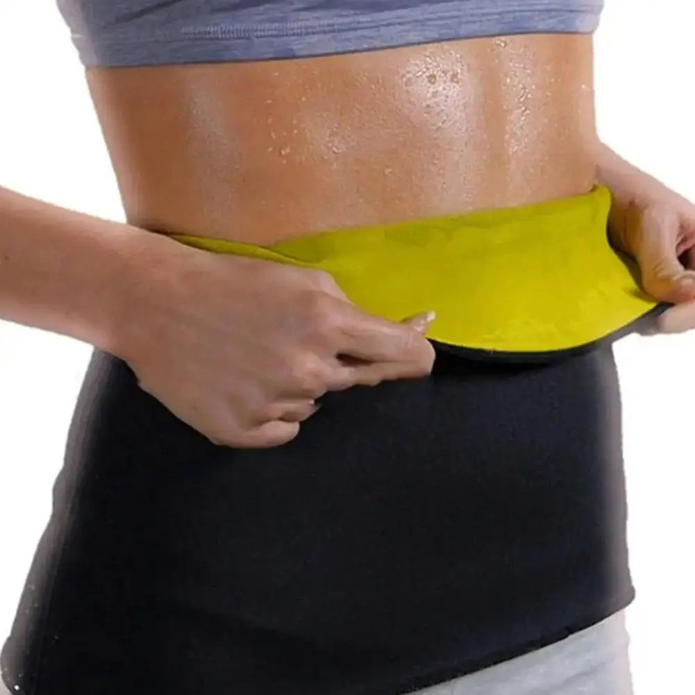 CHUMIAN Fascia Addominale Dimagrante per Donna Waist Trainer Regolabile Cintura Allenamento Sauna di Neoprene Snellente per Dimagrire (Nero, S