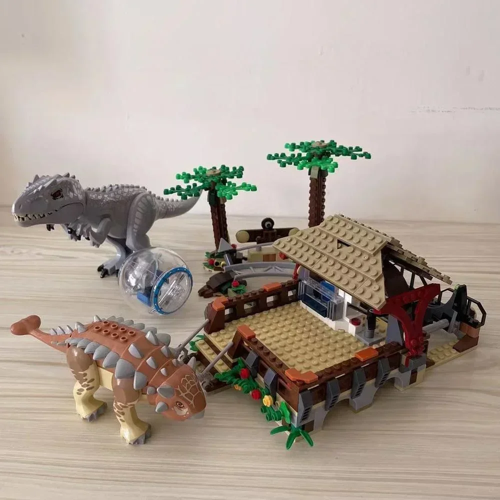 Toy Building Blocks Jurassic World Dinosaur Set