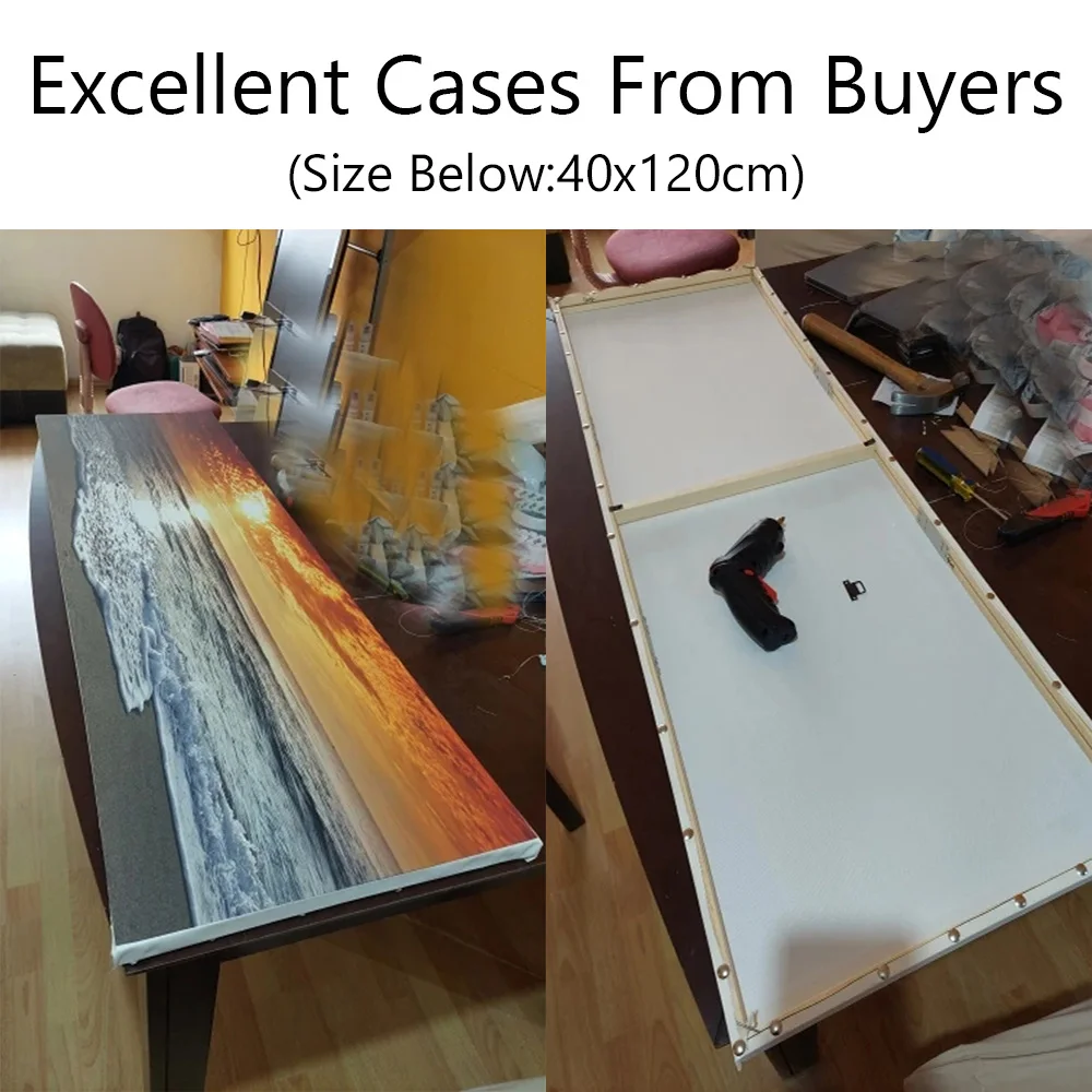 PATIKIL Cornice galleggiante su tela da 39,9 x 30 cm, profondità 2,3 cm, per dipinti su tela, dipinti ad olio, decorazioni artistiche, grani di ceppo
