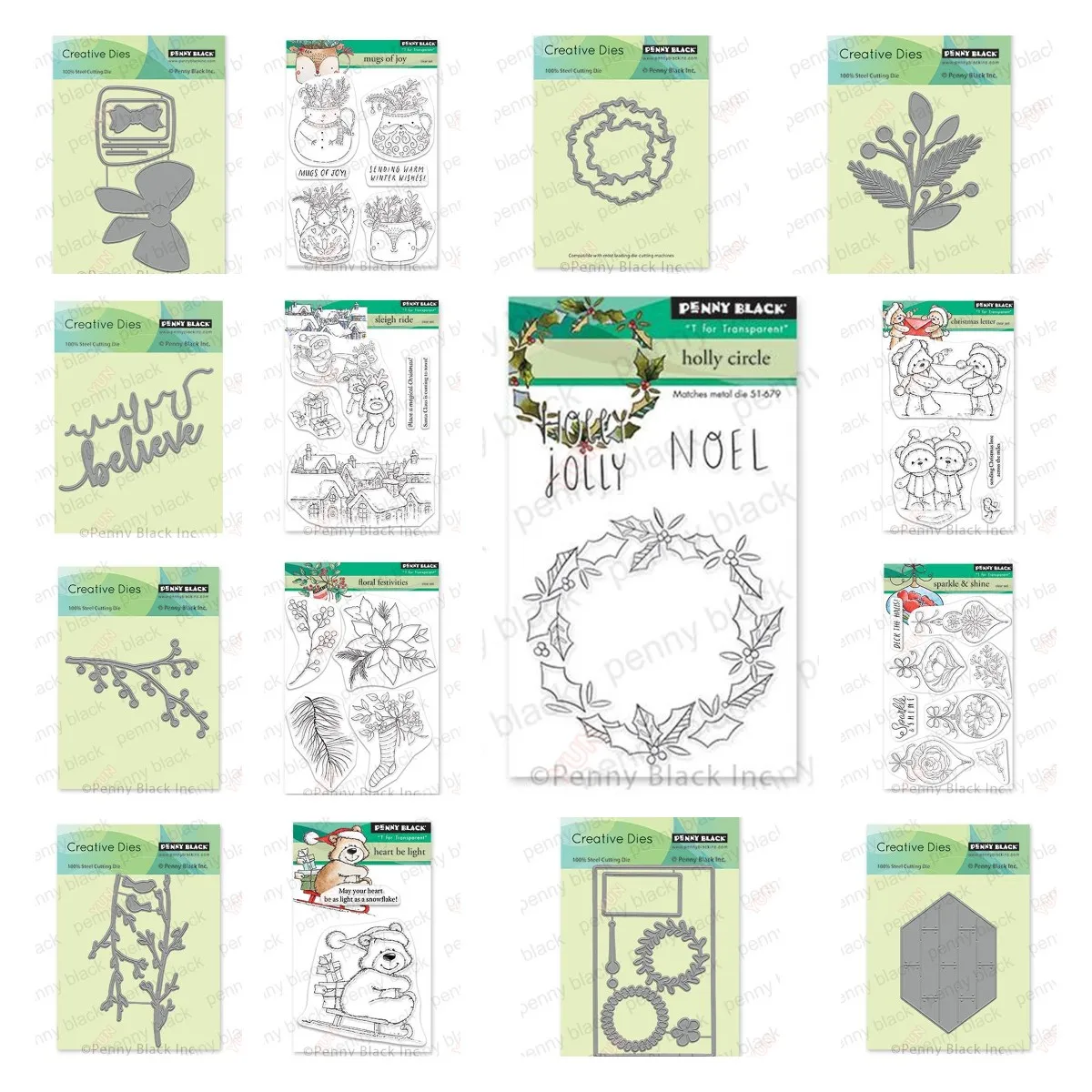 

Christmas Winter's Best Festivities Metal Cutting Dies Stamps DIY Scrapbook Diary Greeting Card Decoration 2023 New